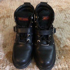 Womans genuine Harley Davisdon Riding Boots, Black size 8
